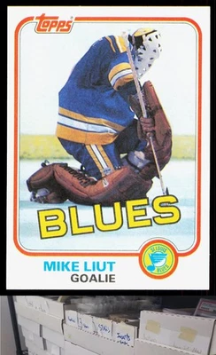 1981-82 Topps #20 Mike Liut - JL - Image 1 of 2