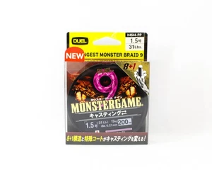 Yo Zuri Duel P.E Line Monster Game X9 Pink Purple 200m P.E 1.5 (0578) - Picture 1 of 6