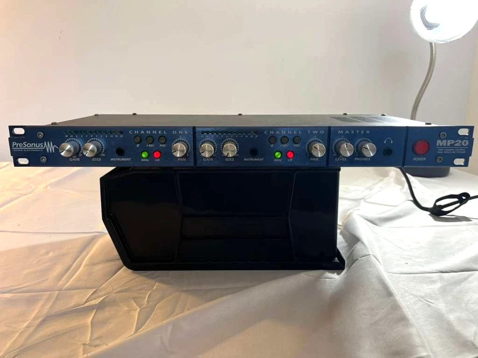 PreSonus MP20 2-Channel Microphone Preamplifier Preamp – Works, No Power Cable - Image 1 of 4