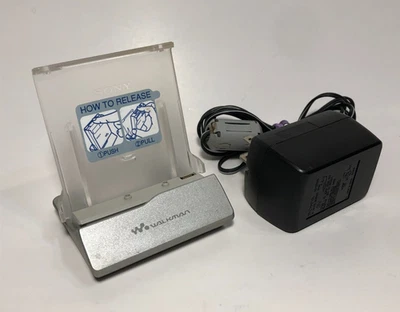 Base USB Sony Walkman BCA-WM20U con adaptador AC-ES305 base de carga Foto 1 de 4
