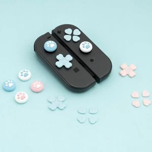 D-Pad ABXY X Button Sticker Joystick Thumb Stick Grip Cap For Nintendo Switch NS - Picture 1 of 6