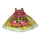 Robe de soleil plissée promenade à manches bretelles Matilda Jane motif patché taille 2T