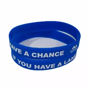 Schwimmen If You Have a Lane You Have a Chance 2er Pack Inspirierende Armbänder - Bild 1 von 2