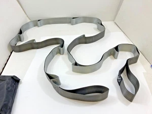 Deluxe Stretching Strap, 12 Loop Non-Elastic Yoga Strap for Exercise, & Therapy - Picture 1 of 2