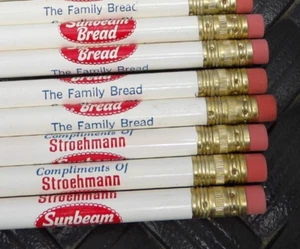 Lot of 12 Vintage Stroehmann Sunbeam Bread Lead Pencils "The Family Bread" - Picture 1 of 4