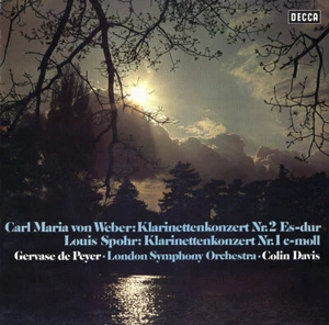WEBER SPOHR Clarinet Concertos GERVASE DE PEYER Davis / London SO Decca Stereo - Picture 1 of 3