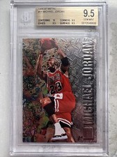 1996/97 Fleer Metal Michael Jordan BGS 9.5 True Gem 💎 + #11 MINT!!