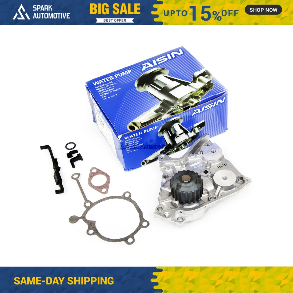 Bomba de agua AISIN apta para 87-95 Mazda 626 MX-6 Ford Probe Kia Sportage 2.0L 2.2L L4 Foto 1 de 4