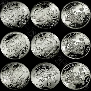 Sierra Leone "ENDANGERED PRIMATES"  Your Pick from 6 CuproNickel Coins 2009-2011 - Picture 1 of 7