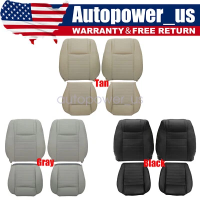 For 2005 2006 2007 2008 2009 Ford Mustang GT Both Side Leather AC Seat Cover  US Foto 1 de 2
