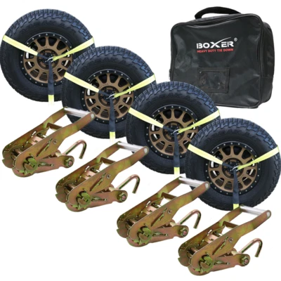 Car Tie Down Wire Hook - Lasso Style – 4 Pack Car Hauler Trailers USA - image 1 of 4