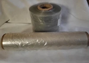8” 4375 FT 60 GAUGE CENTERFOLD POLYOLEFIN HEAT SHRINK WRAP FILM + PARTIAL 18" - Picture 1 of 3