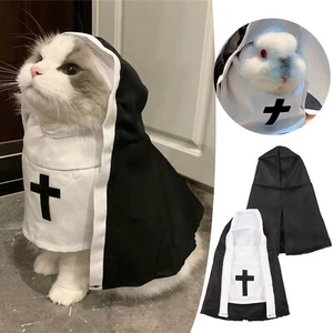 Funny Pet Nun Costume Cosplay Dress For Dogs/Cats Photos & Parties Celebrations - Picture 1 of 20