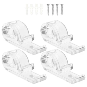 4 Pcs Curtain Positioning Hook Vertical Blinds Repair Kit Roller Fixing Clip - Picture 1 of 12