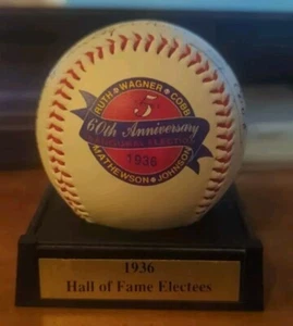 60th Anniversary of First HOF Election in 1936 Souvenir Collectible Baseball 🔥 - Picture 1 of 9