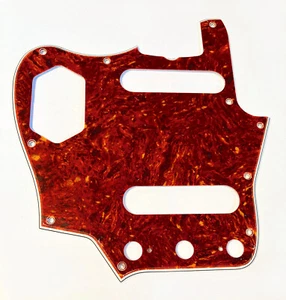 Battipenna in celluloide tartaruga/bianco conico largo 1962-1975 USA parafango Jaguar Lefty - Foto 1 di 7