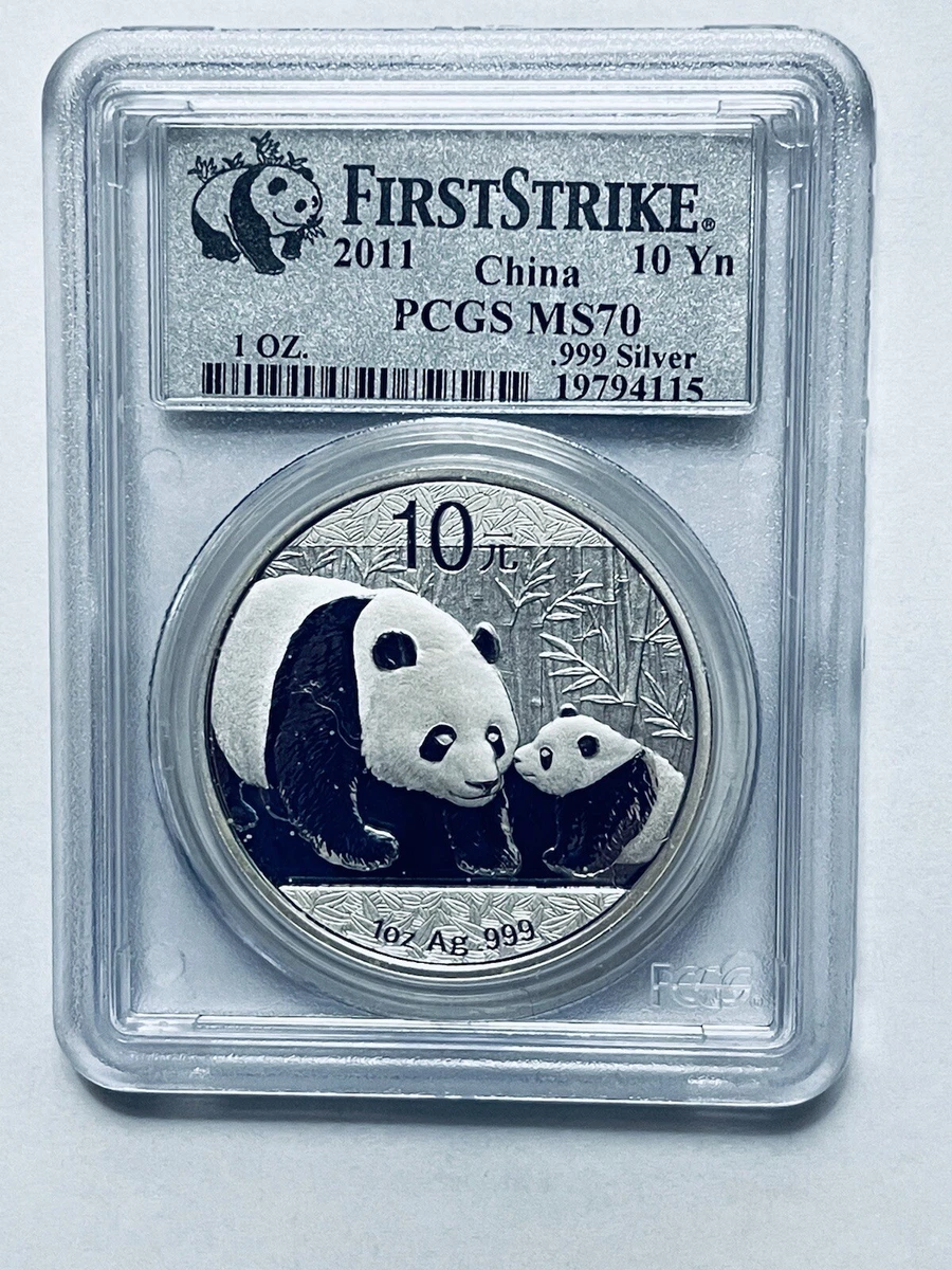 2011 Chinese Panda MS 70 Graded Silver Bullion Coins for sale | eBay