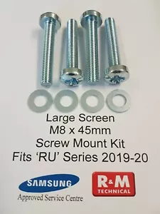 Samsung UE43RU7020 UE50RU7020 UE55RU7020 UE65RU7020 Kit viti montaggio a parete RU NU - Foto 1 di 5