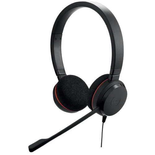 JABRA EVOLVE 20 CUFFIE CON MICROFONO USB COLORE NERO - Immagine 1 di 1