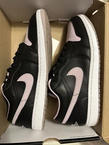 Size 13 - Air Jordan 1 SE Low Black Iced Lilac - Picture 1 of 5