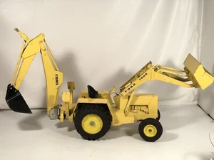 Vintage ERTL 1/12 Scale Die Cast Steel FORD 7500 Backhoe Tractor Made In USA - Picture 1 of 12