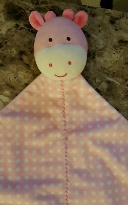 Manta de seguridad Child Of Mine Carters jirafa rosa sonajero lunares Lovey A9 Foto 1 de 4