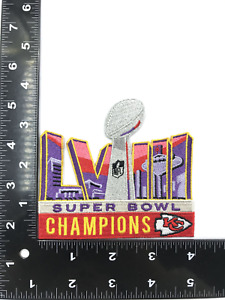 Super Bowl LVIII 58 KC Chiefs Champions 2024 Embroidered Iron-on Patch PRE-SALE 