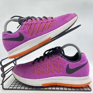 Nike Air Zoom Pegasus 32 lila orange Turnschuhe UK 6 Damen Strick Fitness Laufen - Bild 1 von 8