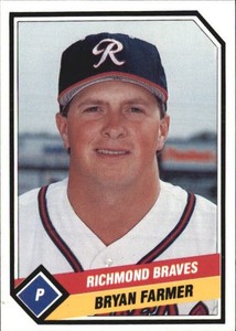 1989 Richmond Braves CMC #8 Bryan Farmer