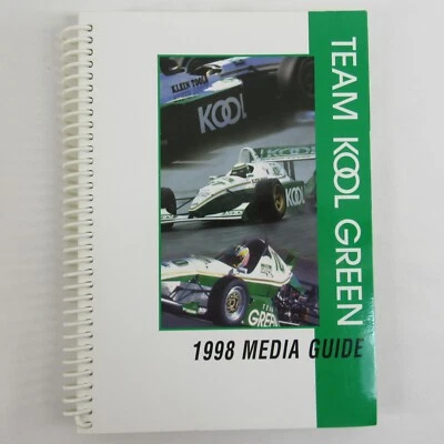 Team Kool Green 1998 Media Guide Champ Car Paul Tracy Dario Franchitti Foto 1 de 4