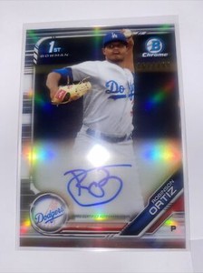2019 Bowman Chrom Prospect Autograph Refractor CPA-RO Robinson Ortiz 161/499 N25