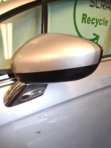 ESPEJO RETROVISOR DELANTERO N/S IZQUIERDO PASAJERO CITROEN C3 MK2 NO PLEGABLE PLATEADO 2010-16 - Imagen 1 de 6