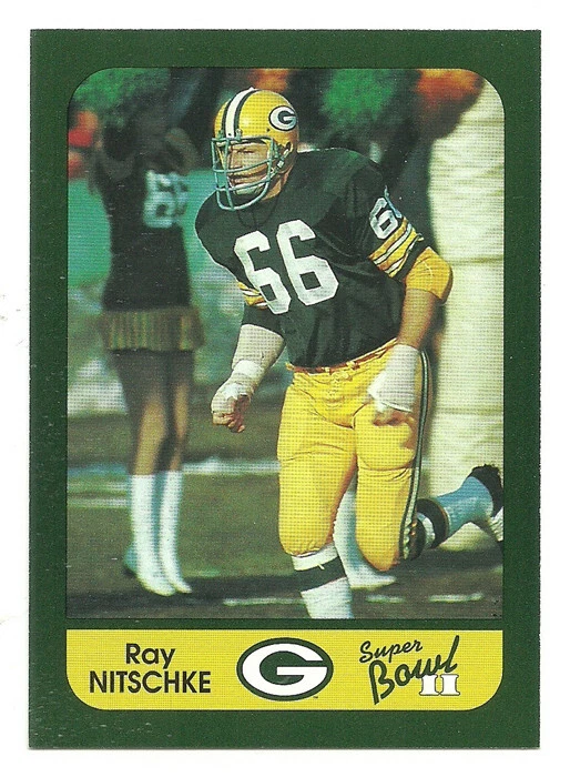 Ray Nitschke 1991 Super Bowl II 25th Anniversary Green Bay Packers #43 Illinois - Image 1 of 2