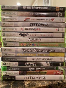 xbox games lot, GTA 4, Madden, Assisins creed, Fallout, Hitman, Borderlands, etc - Picture 1 of 1