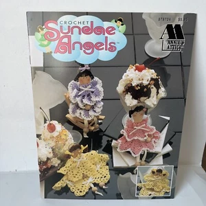 Annie's Attic Crochet Sundae Angels 1995 #878704 7 páginas - Imagen 1 de 4