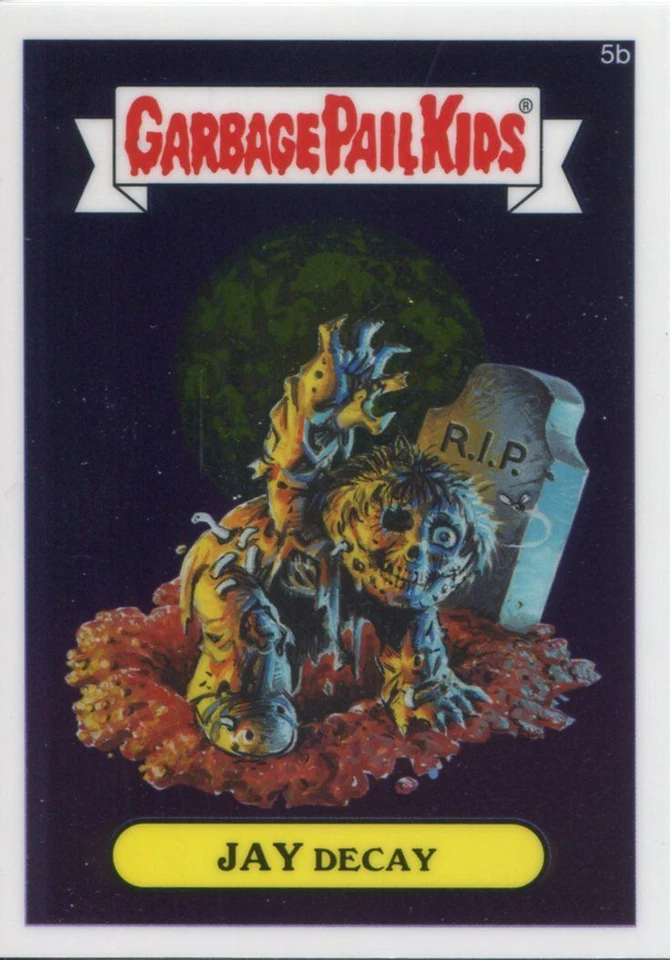 Garbage Pail Kids Chrome Series 1 Base Card 5b JAY DECAY - Image 1 of 1