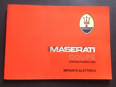 MASERATI COUPE  impianto elettrico .. ottimo!! Raro introvabile - Immagine 1 di 3