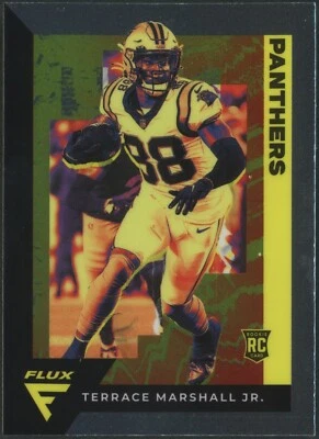 2021 Panini Chronicles Flux Terrace Marshall Jr. RC FX-16 Carolina Panthers - Image 1 of 2