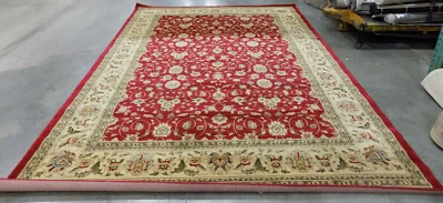 Alfombra Rosca Suelta ROJA/MARFIL 8' X 11' Precio Reducido 1172565352 LNH312A-8 Foto 1 de 4