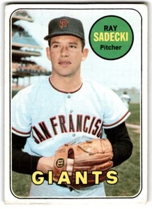 1969 Topps Ray Sadecki . San Francisco Giants #125 - Picture 1 of 2