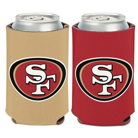 San Francisco 49ers Can Cooler Two Sided Design NFL Collapsible Koozie Cover