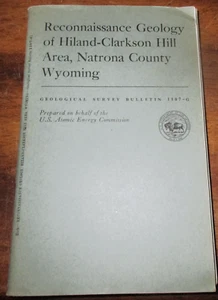 GEOLOGY STRATIGRAPHY PALEONTOLOGY WYOMING NATRONA COUNTY HILAND CLARKSON REGION - Picture 1 of 1