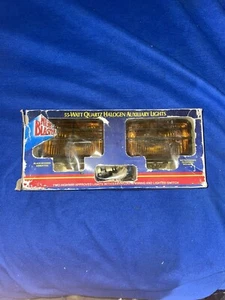 New Old Stock Night Blaster Amber 55 Watt Quartz Halogen Auxiliary Lights WGrill - Picture 1 of 8