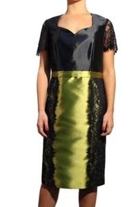 KLEID 567€ - 60% CURVY ALLURE DAMEN 2016 69 BLAU GRÜN Ult.Gr. 52 P/E. - Bild 1 von 3