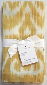 NWT POTTERY BARN (4) AVA IKAT NAPKINS 20"x20" 100% ORGANIC COTTON - Picture 1 of 9
