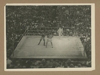 Original 1921 Press Photo Jack Dempsey vs. Carpentier - Underwood - The Ring - Image 1 of 4