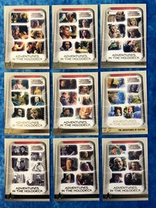 The Complete Star Trek Voyager: Adventures in the Holodeck Cards Chase Set - Picture 1 of 11