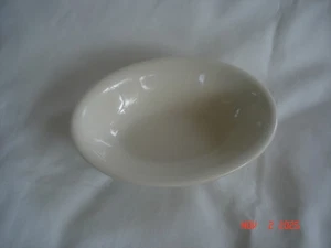 SCHÖNER Vintage HOMER LAUGHLIN PORZELLAN WEISSE SEIFENSCHALE / SCHMUCKSCHALE HERGESTELLT IN DEN USA - Bild 1 von 4