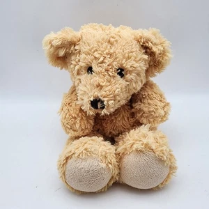 Brauner lockiger Bär Warmies Plüsch 12 Zoll hellbraun genähte Augen mikrowellengeeignet Lavendel Spielzeug - Bild 1 von 7