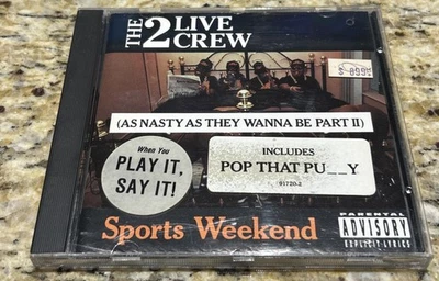 THE 2 LIVE CREW—SPORTS WEEKEND (AS NASTY AS THEY WANNA BE II) (1991) CD—EXPLICIT - Image 1 of 4